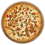 Pizza & Chips ( With 2 Toppings ) 