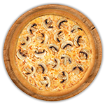 Cheese & Mushroom Pizza 